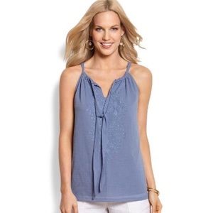 Tommy Bahama Coastline Gauze Halter Top